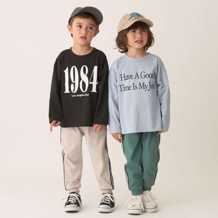 Tomo Pants with Side Line Tapered Design,Greige, medium image number 40