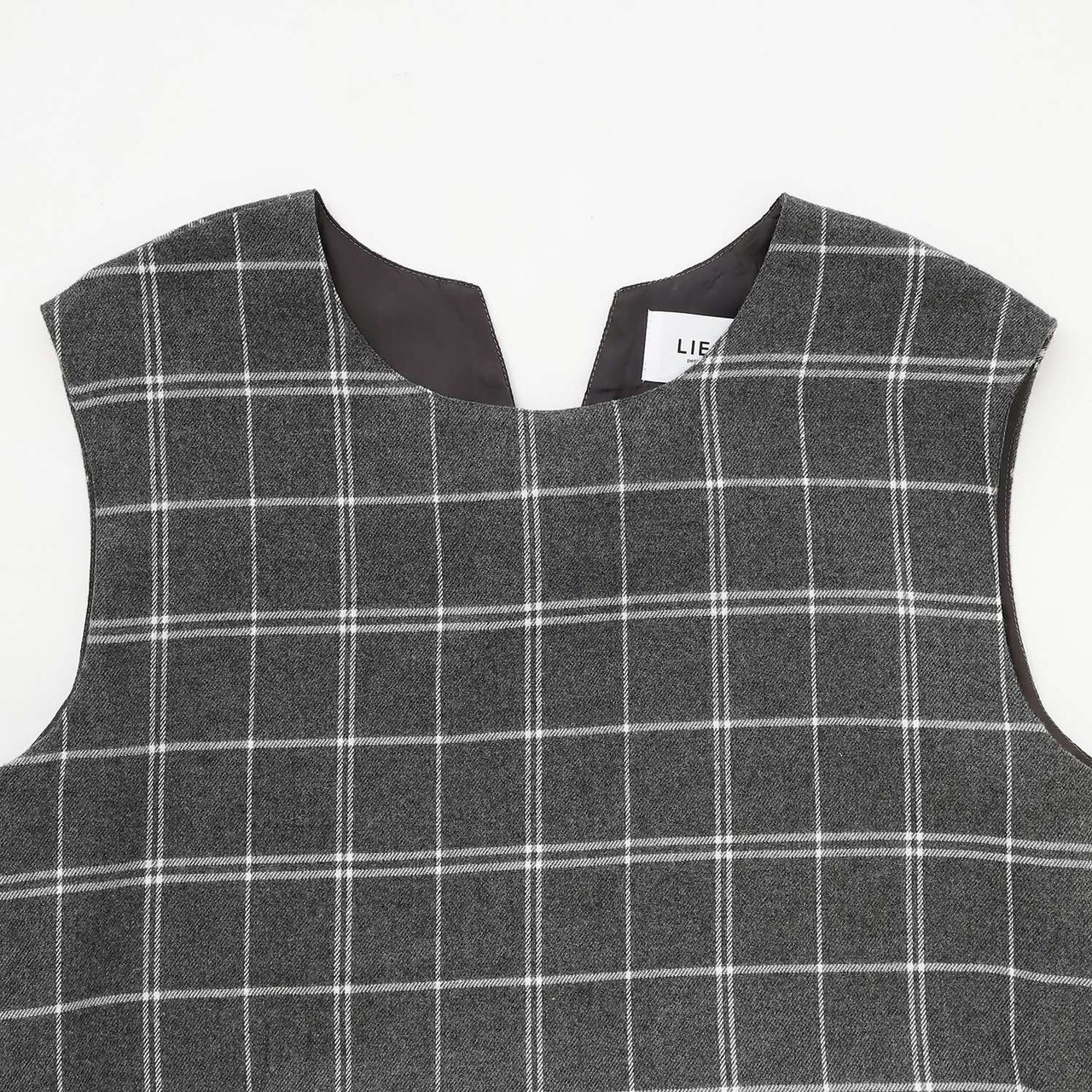 Parent-Child Matching Ribbon Jumper Skirt,Gray, large image number 9