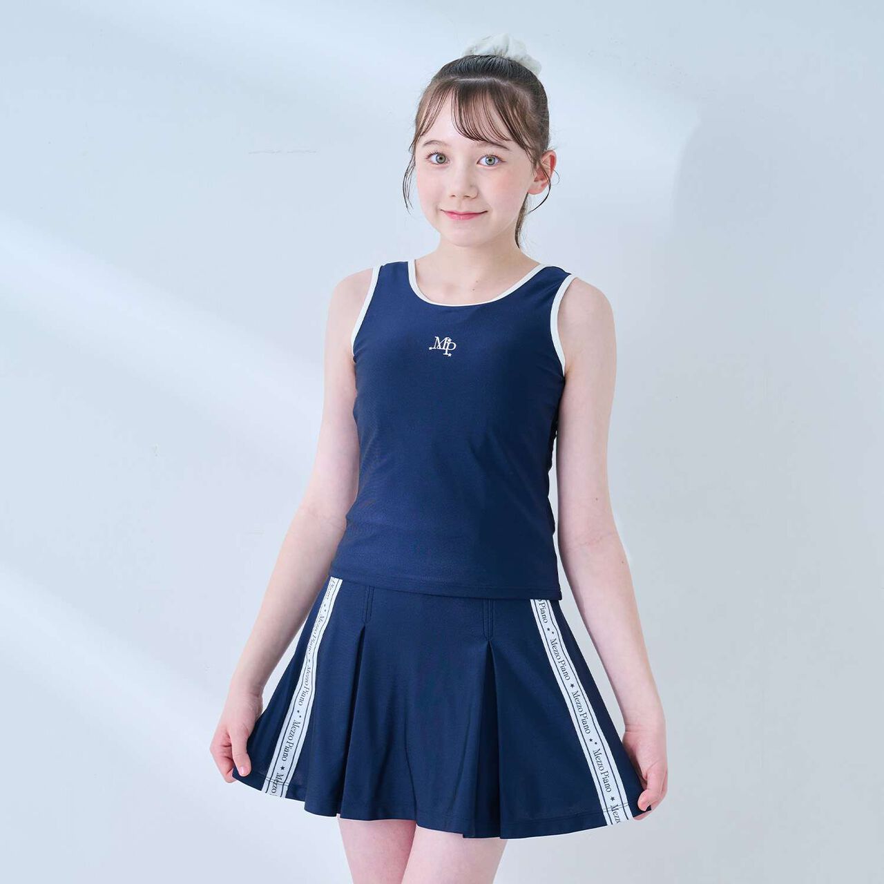 [SWIM] School-Approved Swimwear Set with T-Shirt,Navy, large image number 23
