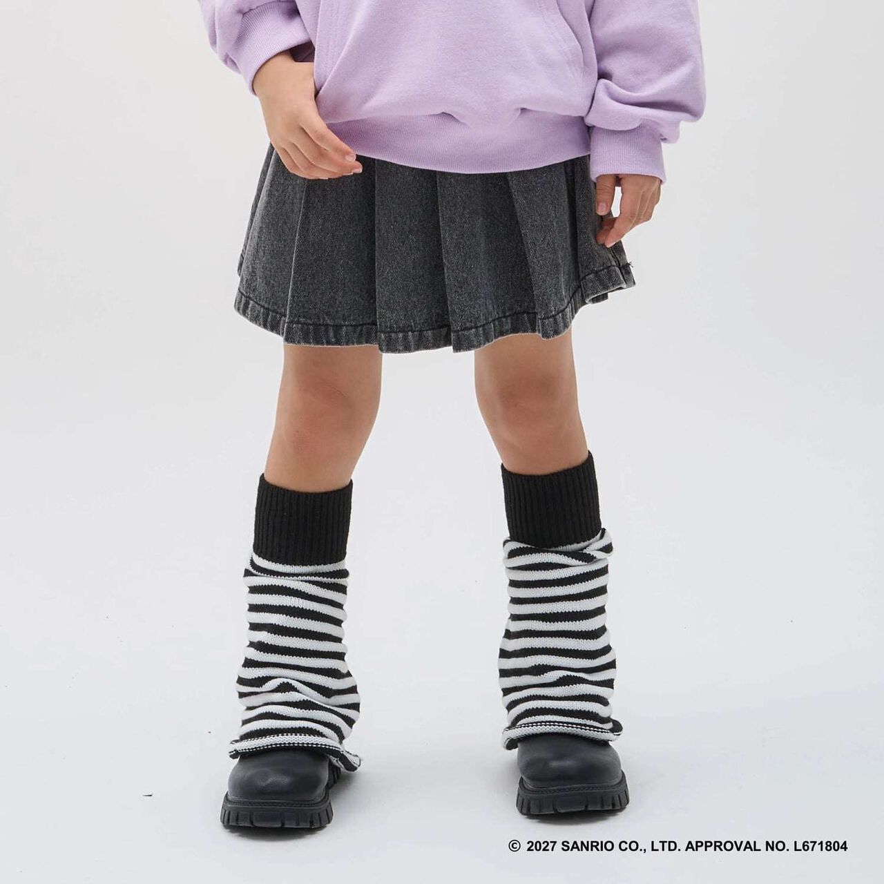 [Sanrio Characters] Leg Covers,Black, large image number 4
