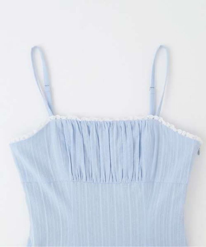 Balloon Mini Camisole Dress,Off white, medium image number 8