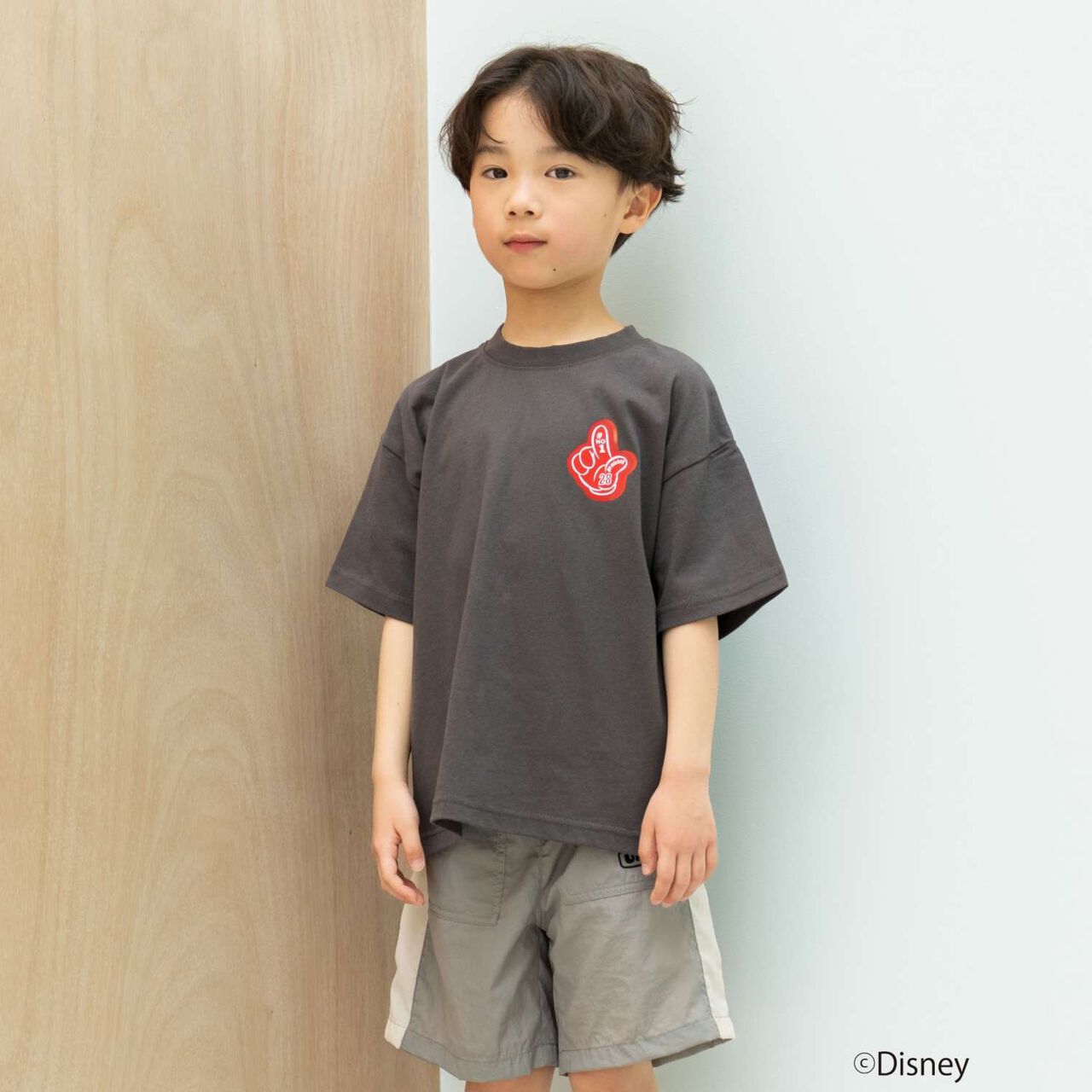[Parent-Child Matching] [Disney] Soccer Short-Sleeve T-Shirt,White, large image number 9