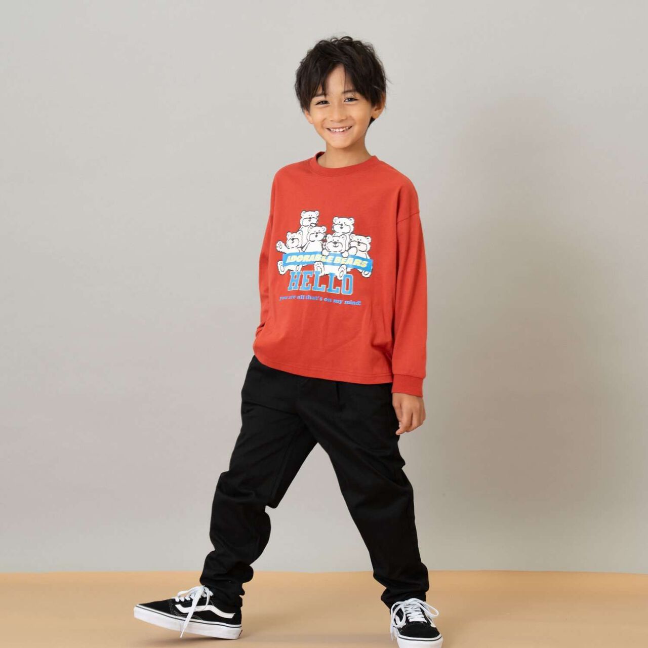 100% Cotton 365D. OFUZAKE Pattern Long Sleeve T-Shirt,Purple, large image number 3