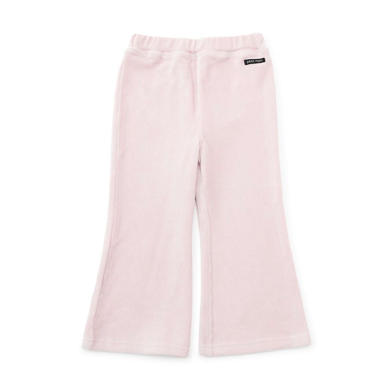 Cut Cord Flared Pants,Light pink, large image number 0
