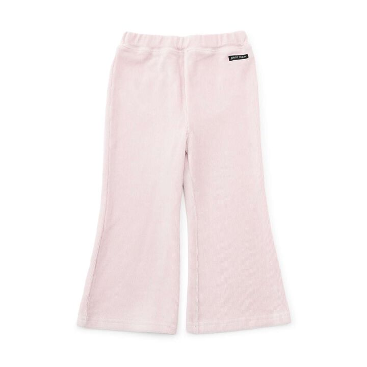 Cut Cord Flared Pants,Light pink, medium image number 0