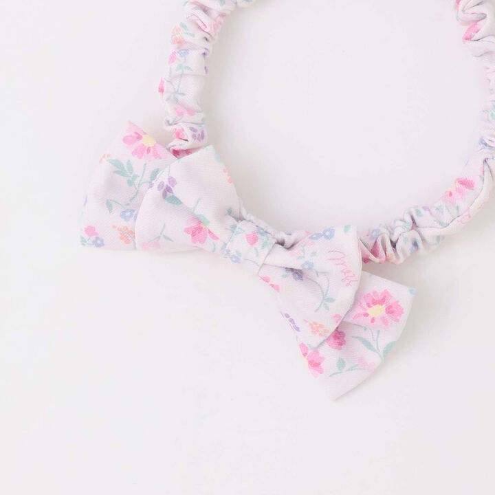 Flower Pattern Apron & Headband Set [Box Included],Light pink, medium image number 7