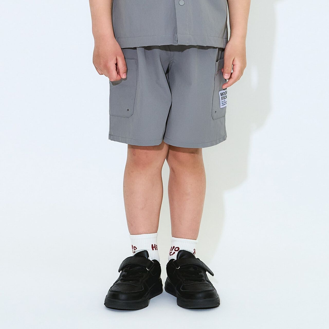 [Water-Repellent] Kids' Land and Water Use 4-Length Pants [Children's Clothing],Dark red, large image number 34