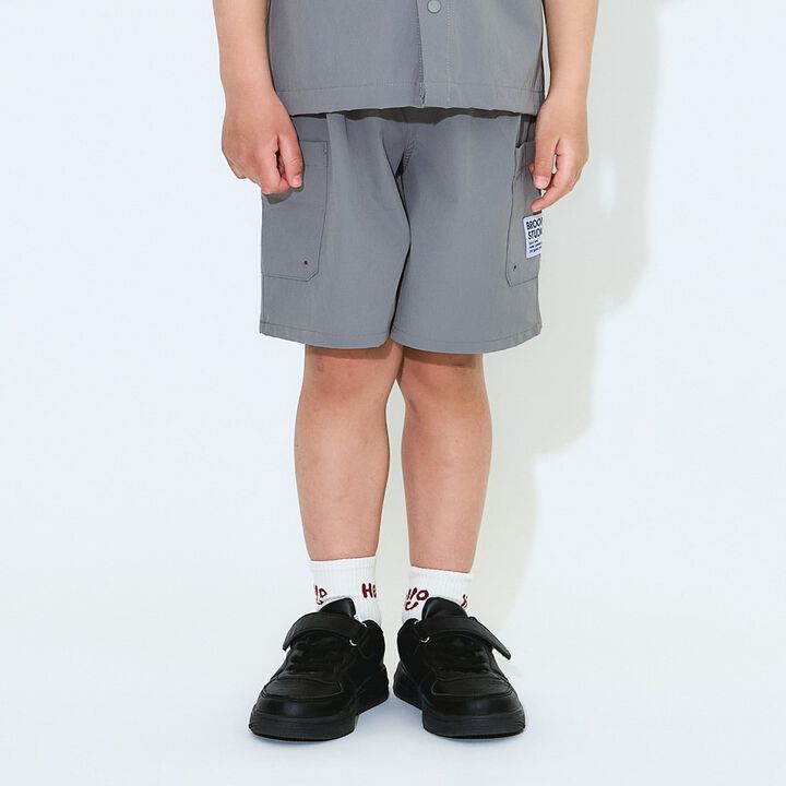 [Water-Repellent] Kids' Land and Water Use 4-Length Pants [Children's Clothing],Dark red, medium image number 34