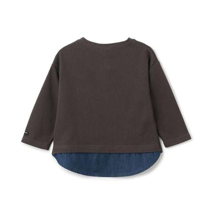 ABC Appliqué Long Sleeve T-Shirt,Deep red, medium image number 1