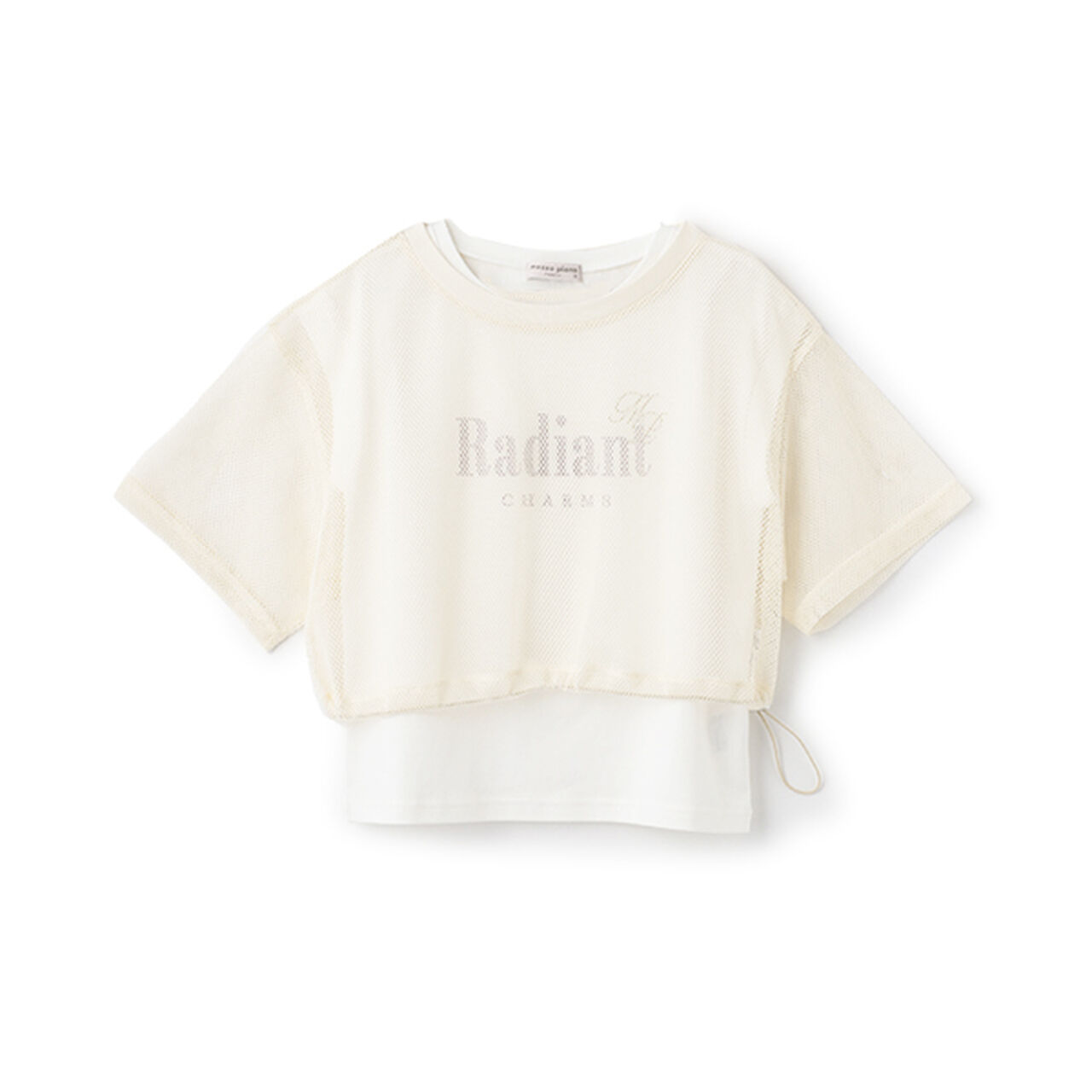 Mesh T-Shirt & T-Shirt Set,Black, large image number 14