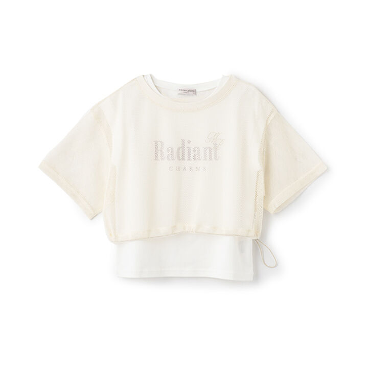 Mesh T-Shirt & T-Shirt Set,Black, medium image number 14