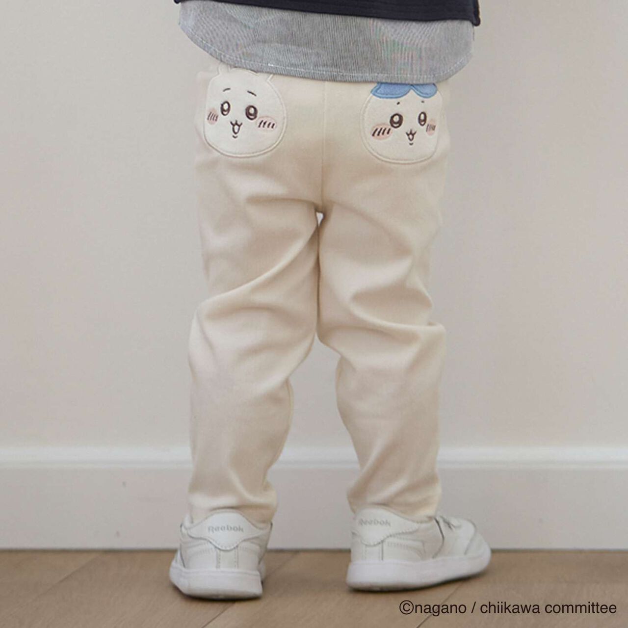 Chikawa Appliqu&eacute; Leggings,Black, large image number 2