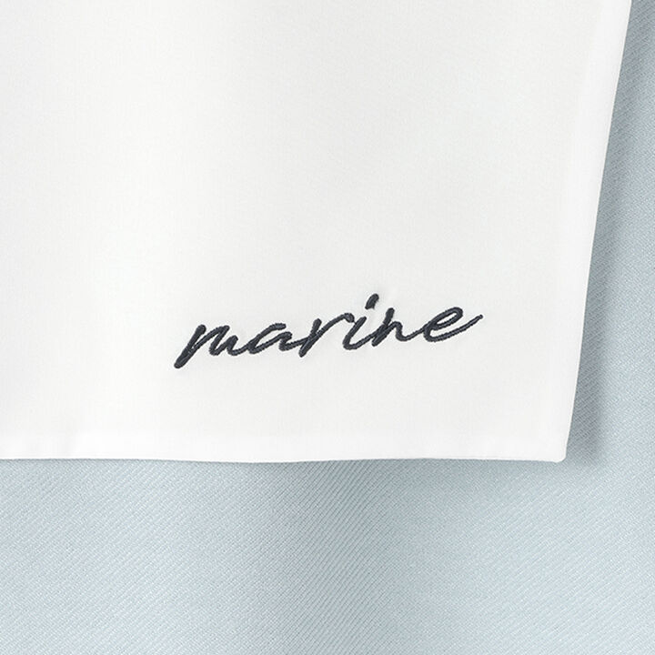 Cut Denim 2 WAY Sailor Top,Navy, medium image number 11