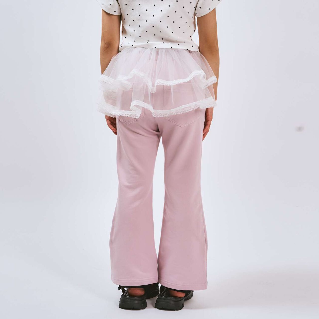 Tulle Frill Belt,Off white, large image number 11