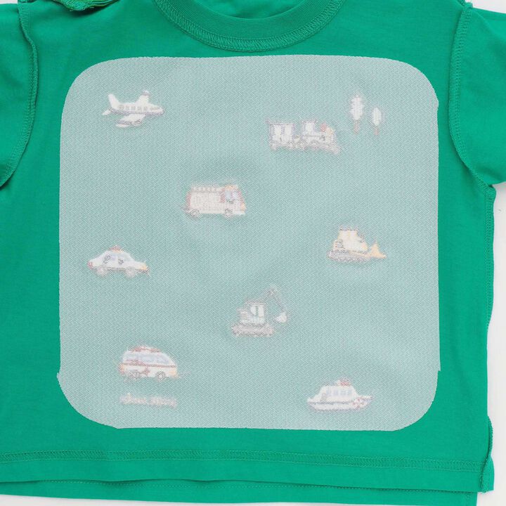 Cool Touch Working Vehicles Embroidered Short Sleeve T-Shirt,Green, medium image number 8