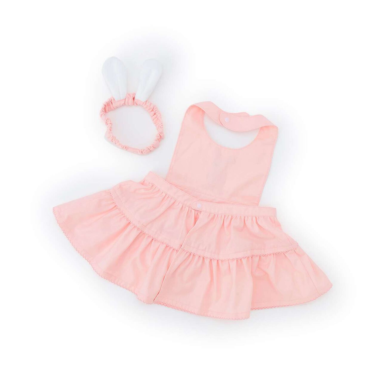 [Box Included] Animal Appliqu&eacute; Apron & Headband Set,Light pink, large image number 1