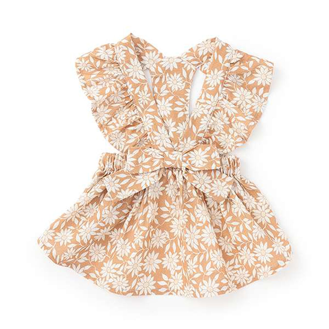 [Link][DOG] Shoulder Frill Dress,Light beige, large image number 0