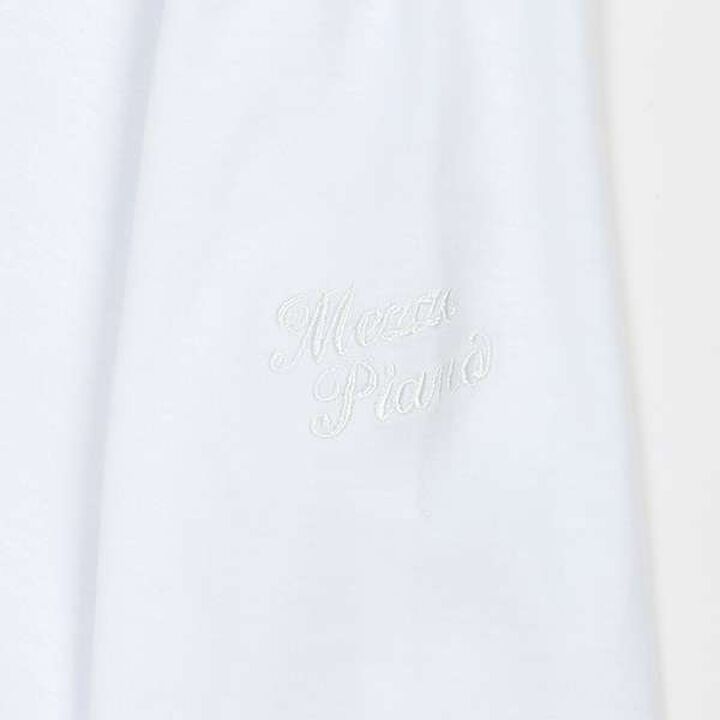 Scallop Trim Collar Cut and Sew Blouse,White, medium image number 4