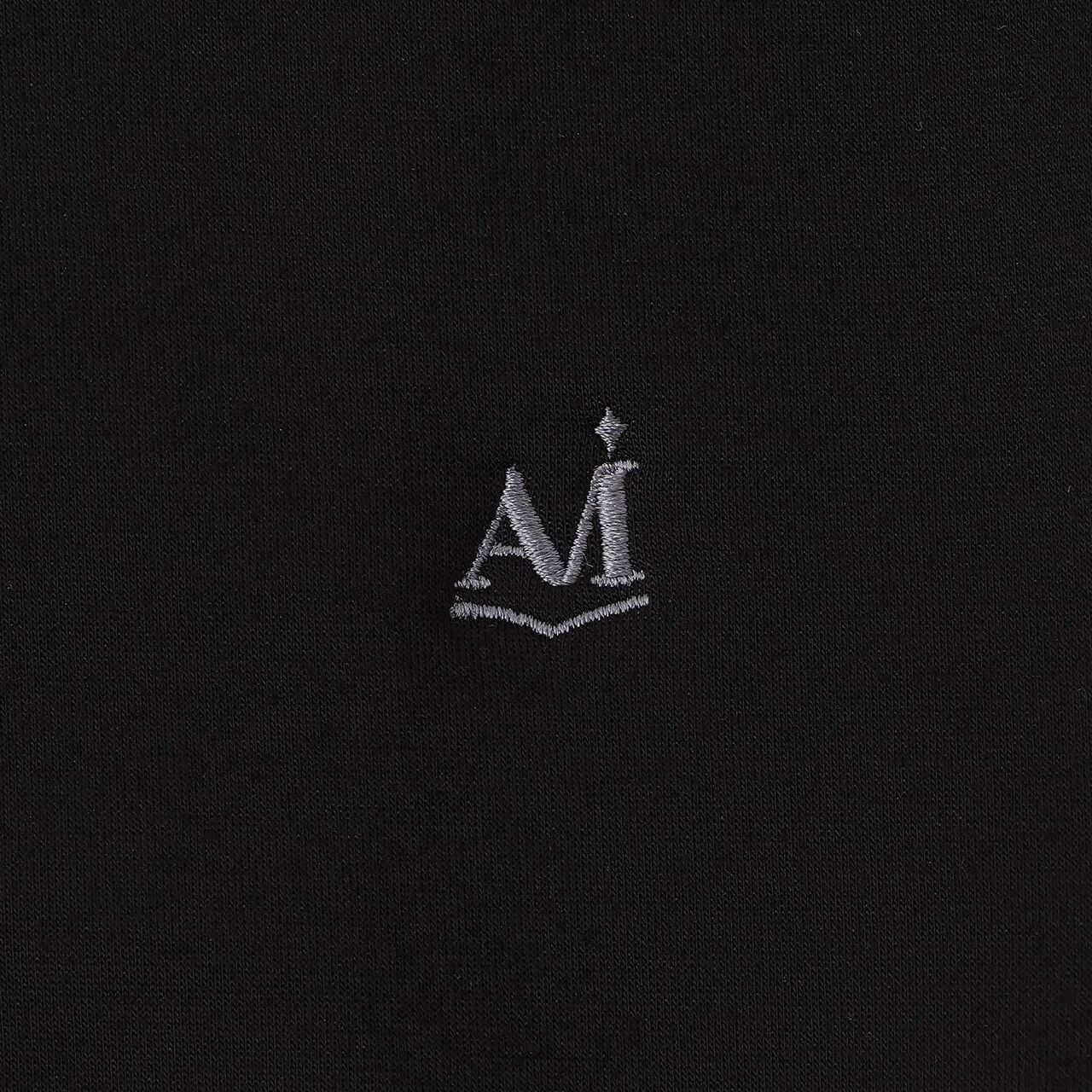 [AMI] Cardigan with Balloon Zipper,Black, large image number 3