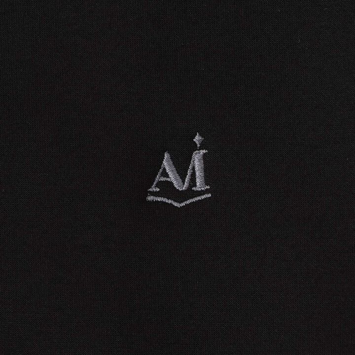 [AMI] Cardigan with Balloon Zipper,Black, medium image number 3