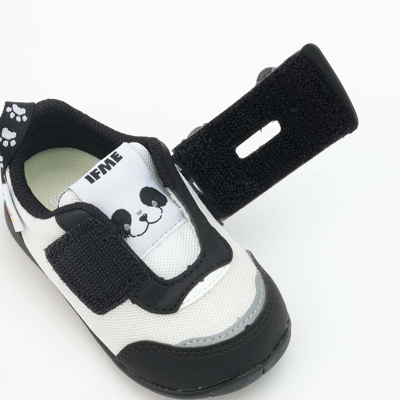 IFME Animal One-Belt Sneakers,Pearl white, large image number 4