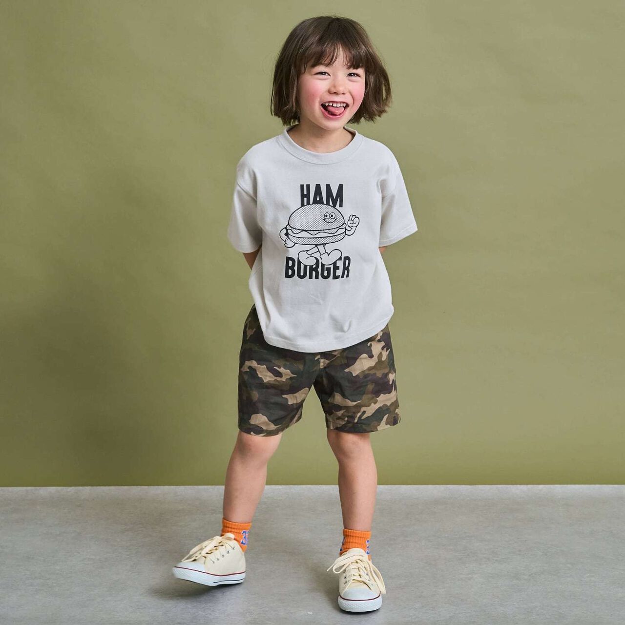 Anti-Stain Quick-Dry Junk Food Assortment Printed T-Shirt,Black, large image number 24