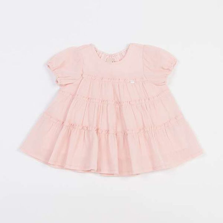 Smile Series Crinkled Tunic (Kids),Light gray, medium image number 20