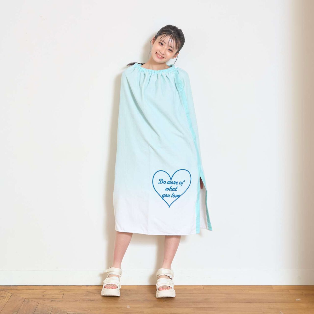 [LTXC] [SWIM] 100cm Gradient Wrap Towel,Mint, large image number 8