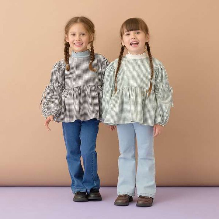 Voluminous Peplum Blouse,Brown, medium image number 10