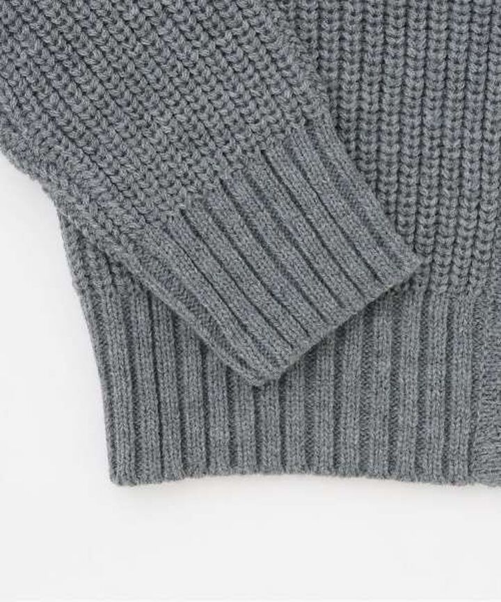 Frill Collar Pearl Button Cardigan [Korean Fashion],Navy, medium image number 8