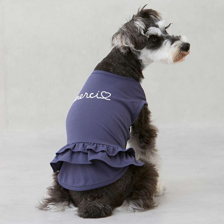 [Link][DOG][Water and Land Use] Frill Tank,Navy, medium image number 0