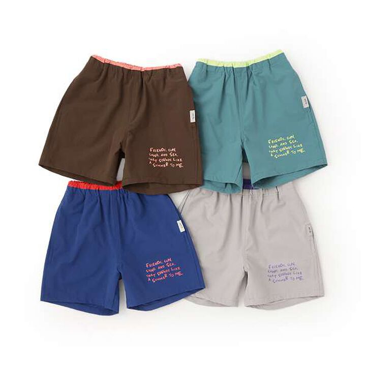 [Amphibious] One-Point Logo Shorts,Navy, medium image number 16