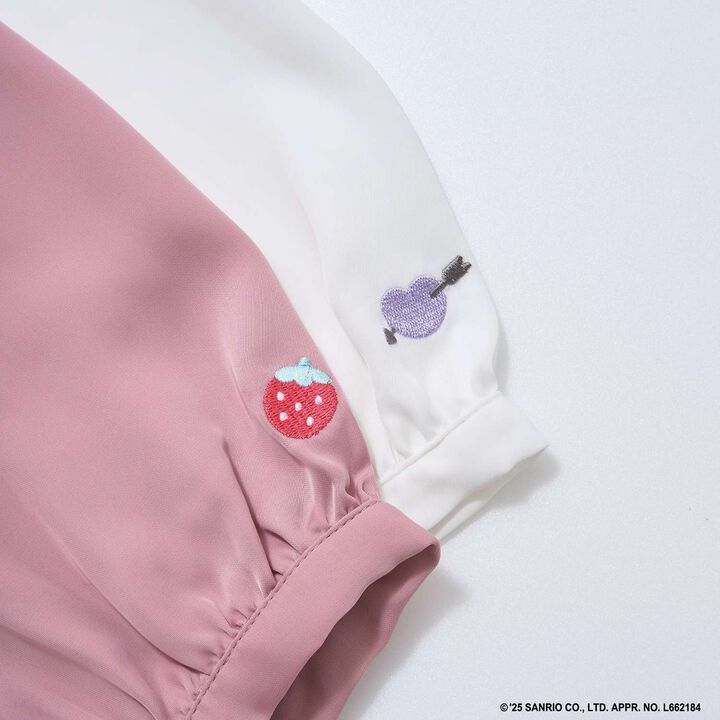 Sanrio Characters Bow Tie Blouse,Black, medium image number 3