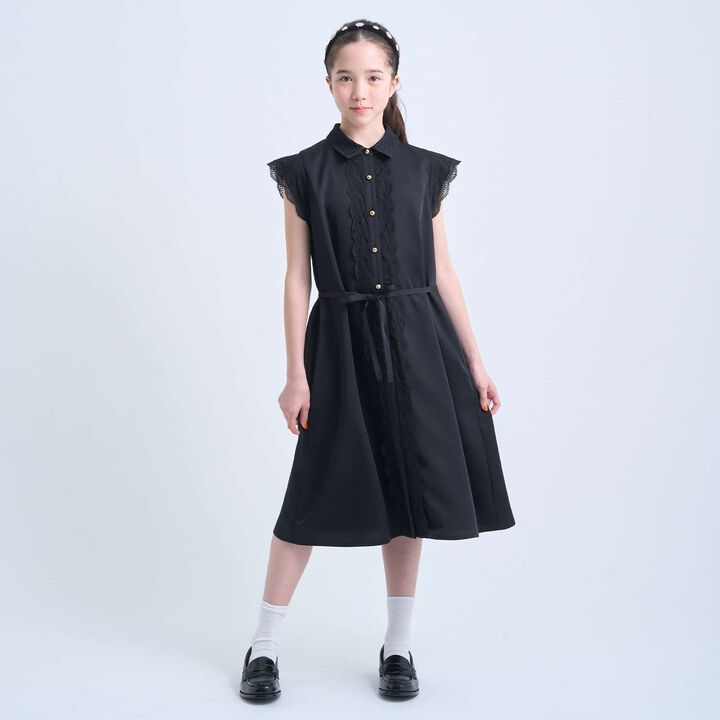 喬其紗蕾絲連身裙,, medium
