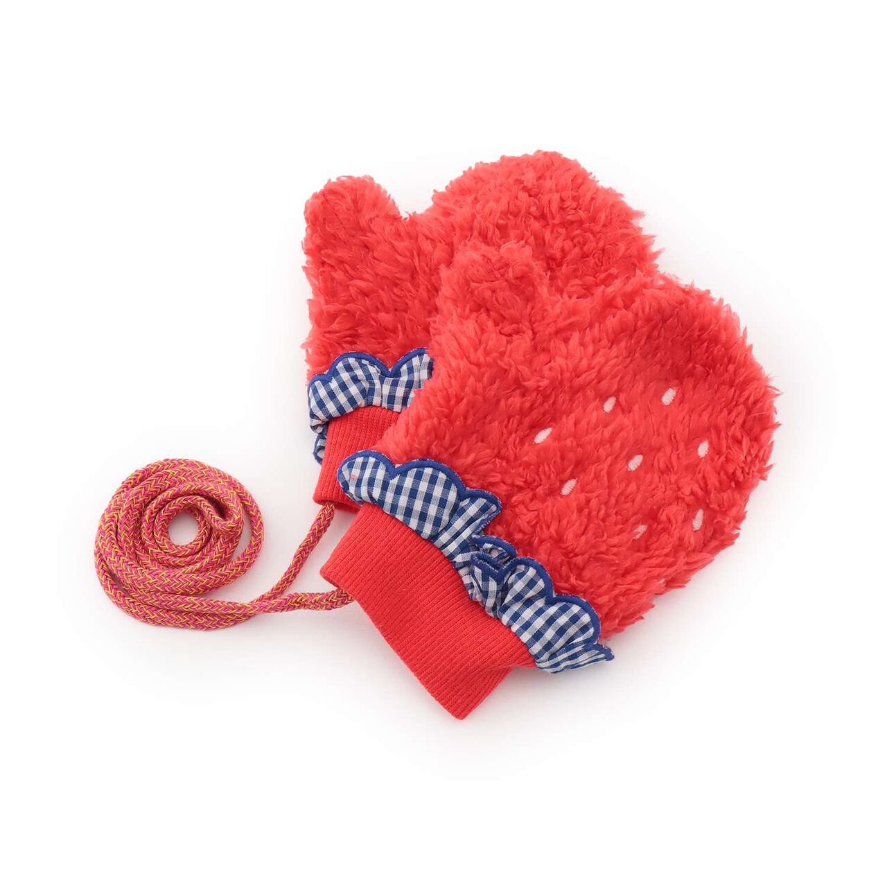 Strawberry Mittens,Red, large image number 0
