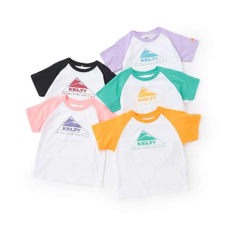 [Cool Touch] KELTY Raglan T-Shirt,Peach, medium image number 12