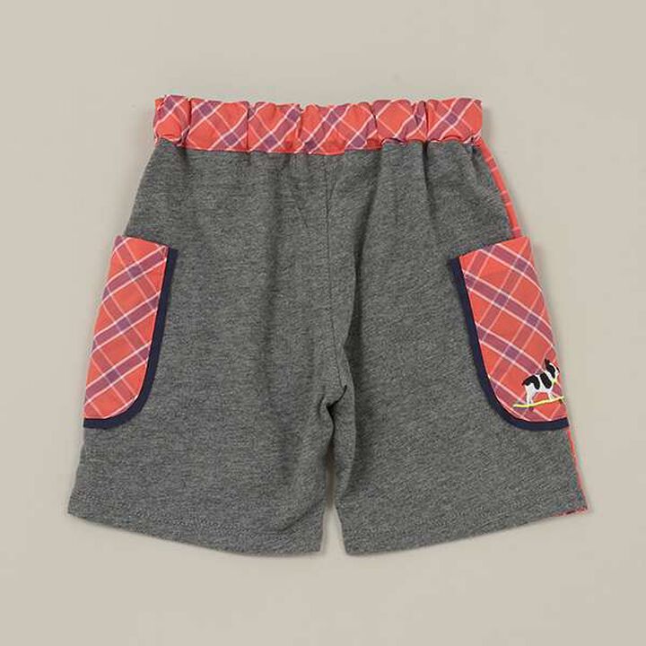 Combo Check 5-Minute Length Pants,Coral red, medium image number 1