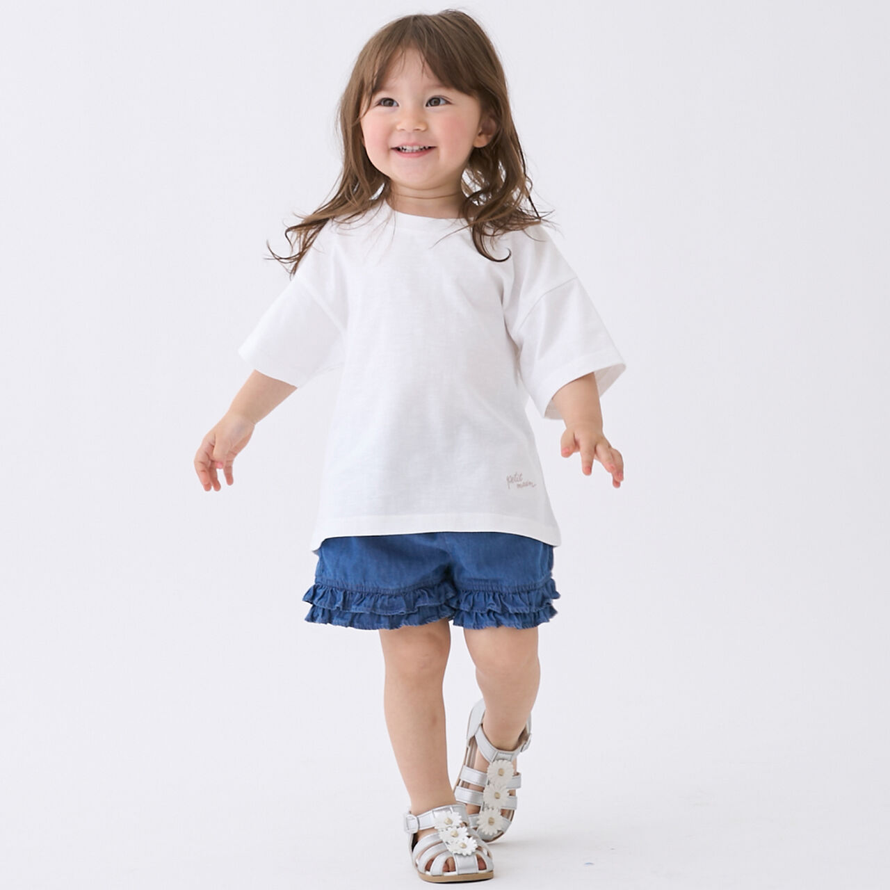 [Cool Touch] Back Appliqu&eacute; Short Sleeve T-Shirt,Beige, large image number 9