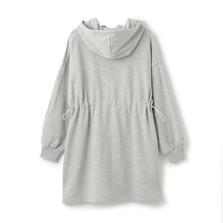 [LTXC] Drawstring Parka One-Piece Dress,Beige, medium image number 1