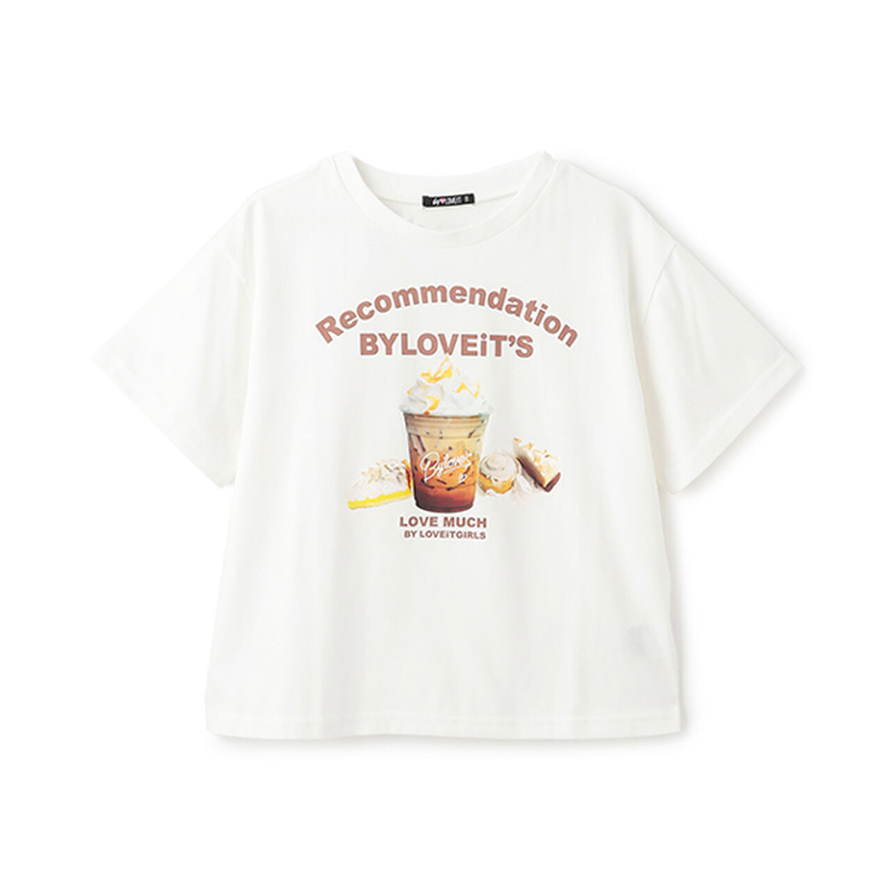 Cream Latte T-Shirt,Off white, large image number 0