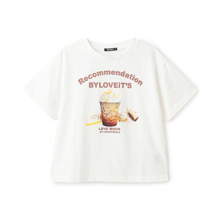 Cream Latte T-Shirt,Off white, medium image number 0