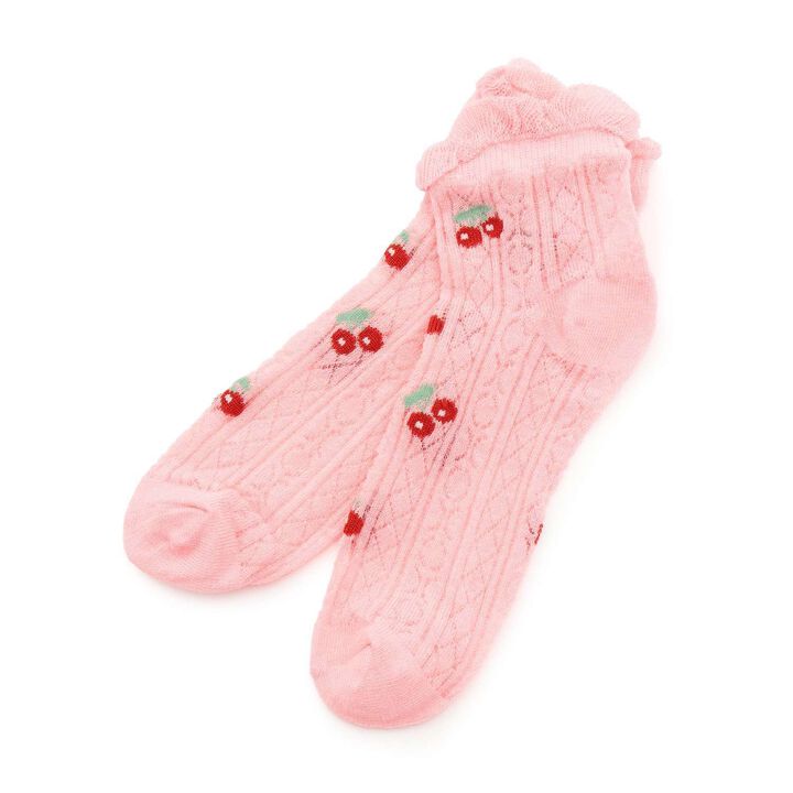 Spring Crew Socks,Yellow green, medium image number 3