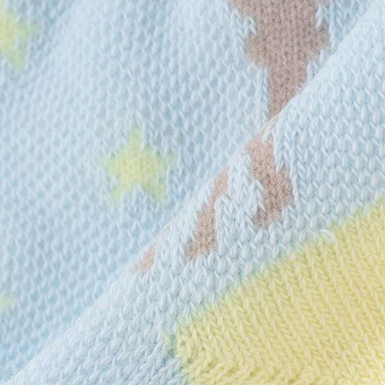 Star Crew Socks,Off white, large image number 4