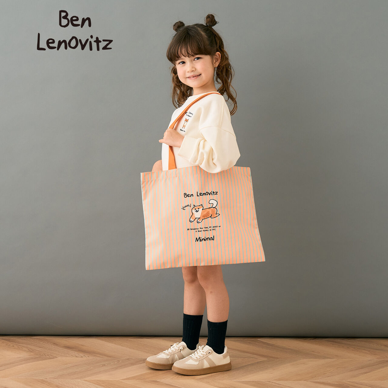 [Benrenovitz] Assorted Dog Tote Bag,Orange, large image number 11