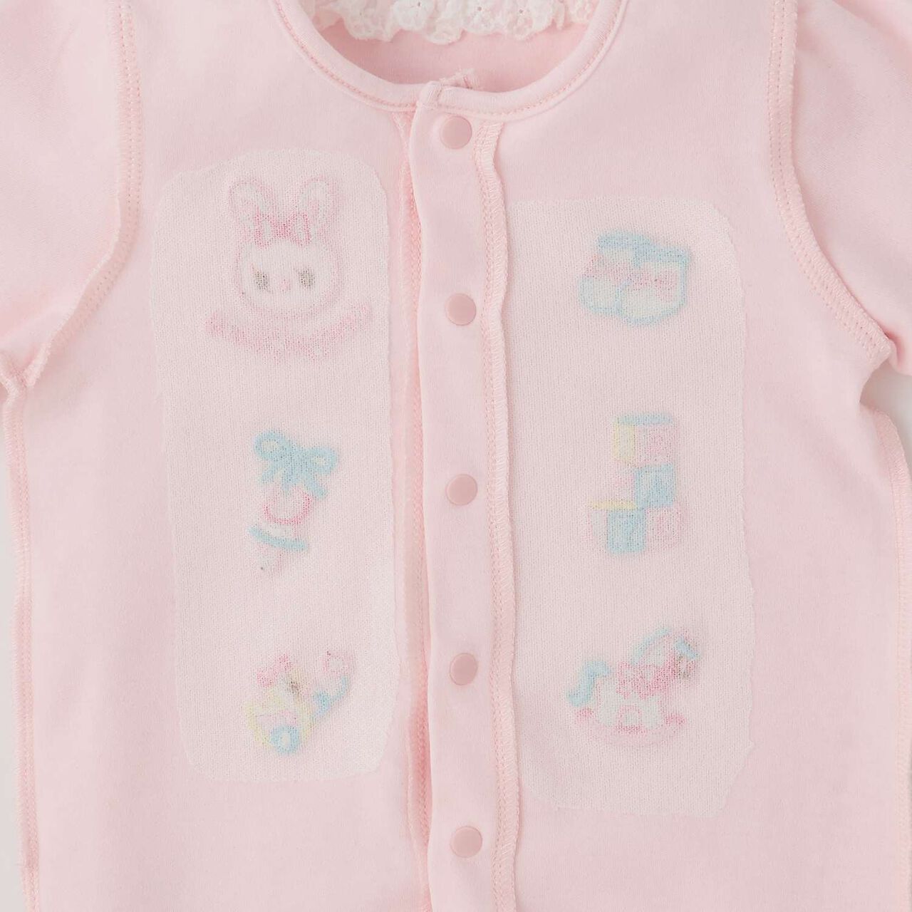 Rabbit Embroidery 2-Way All-in-One,Light pink, large image number 6