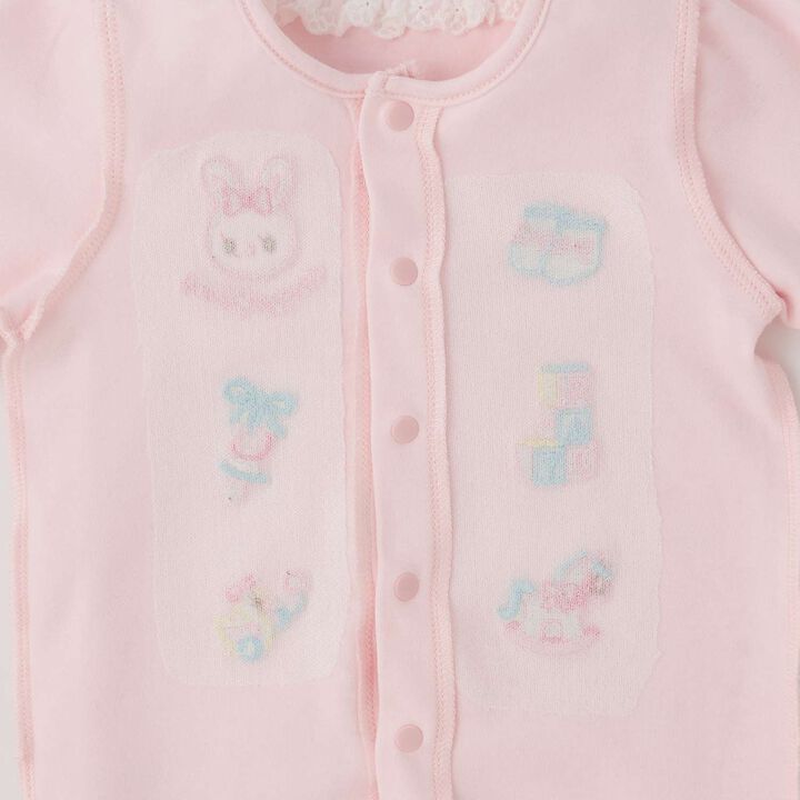 Rabbit Embroidery 2-Way All-in-One,Light pink, medium image number 6
