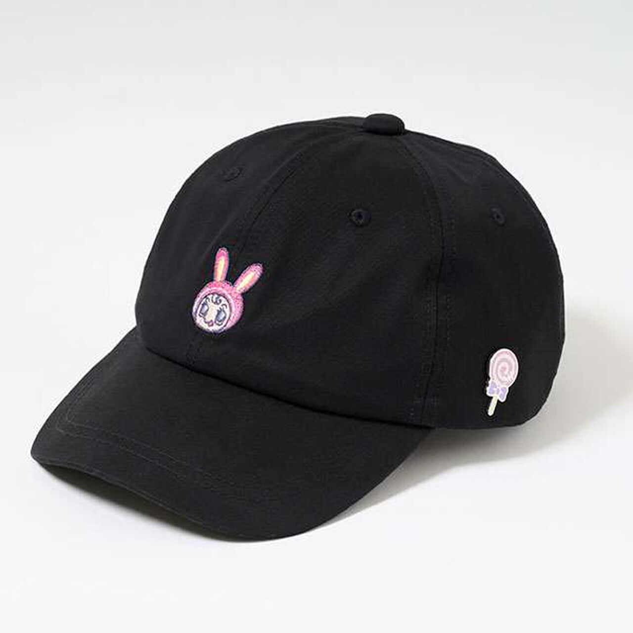 Berie-chan Cap (with Pin Badge),Black, large image number 1