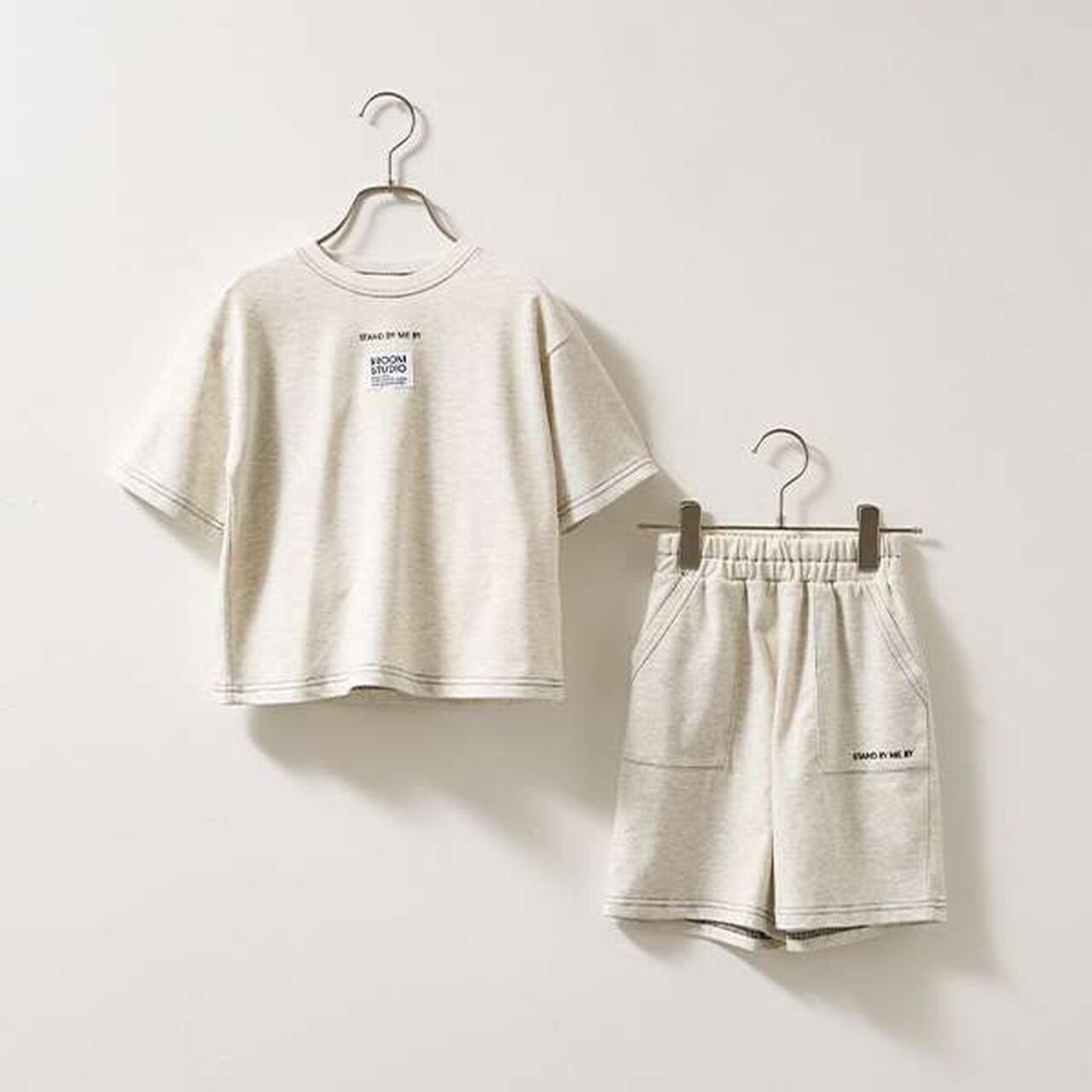 [Coordinatable Setup] [Kaiteki Tenjiku] Contrast Stitching 5-Length Pants,Deep blue, large image number 10