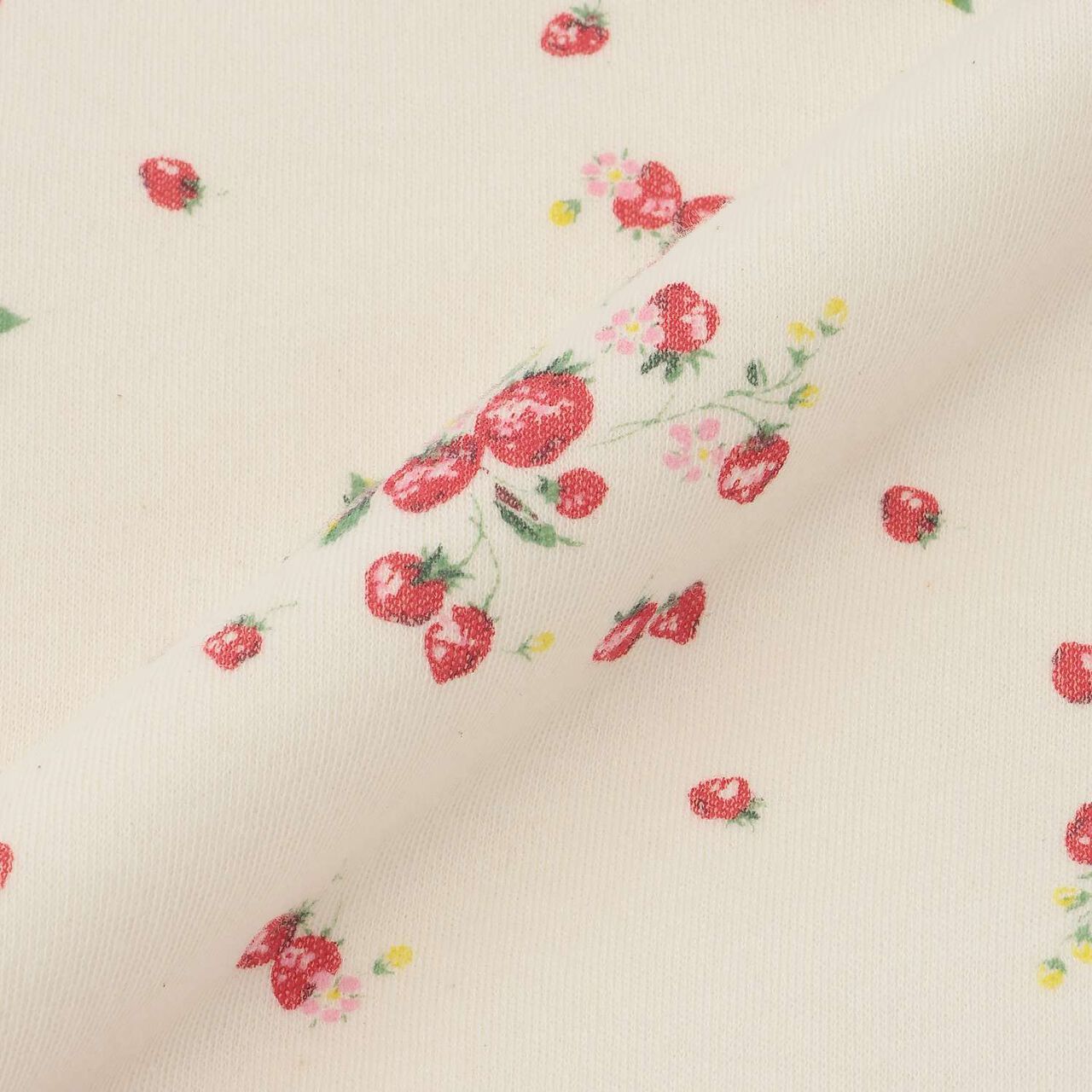 Wild Strawberry Sleeper [Organic] [Made in Japan],Pearl white, large image number 6