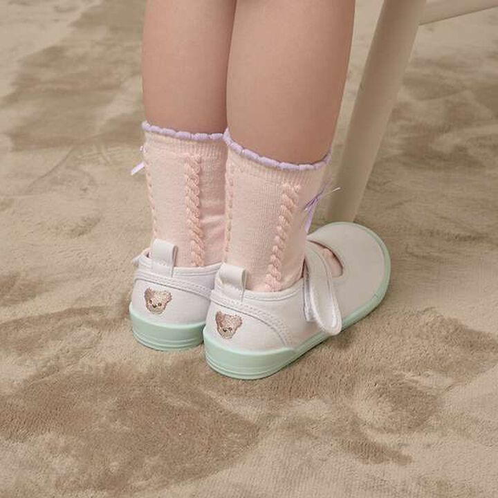Easy-to-Wear Indoor Shoes [Paka-Open Design],Light pink, medium image number 2